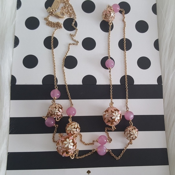 kate spade Jewelry - "SOLD" Kate Spade Pearl Flower Scatter Necklace